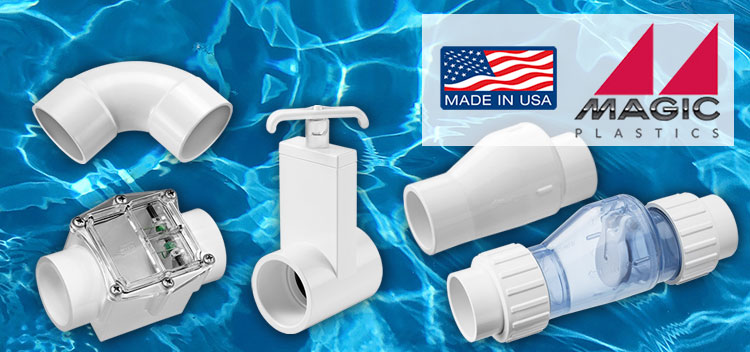 Magic Plastics PVC Pool & Spa Valves and Fittings Magic Plastics PVC Pool & Spa Valves and Fittings
